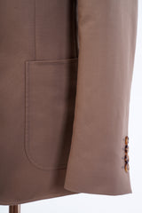 Brown - 100% Cotton, Custom Blazer