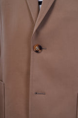 Brown - 100% Cotton, Custom Blazer