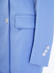 Powder Blue Super120 Women's Custom Pant Suit
