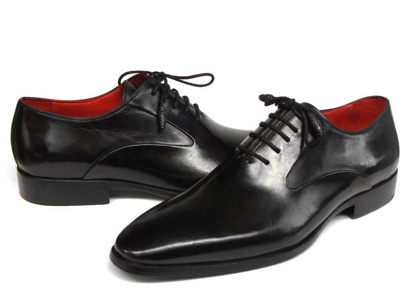 Paul Parkman Men's Black Leather Oxfords