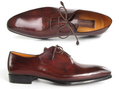 Paul Parkman Men's Oxford Dress Shoes, Brown & Bordeaux
