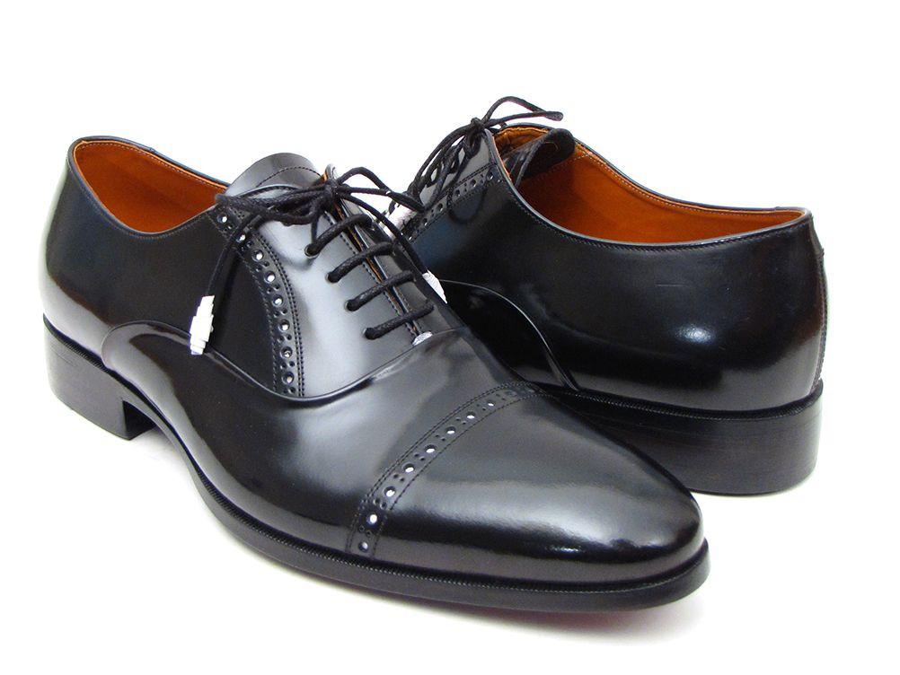 Paul Parkman Men's Leather Captoe Oxfords