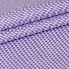 Purple Houndstooth Custom Shirt Fabric - 100% COTTON