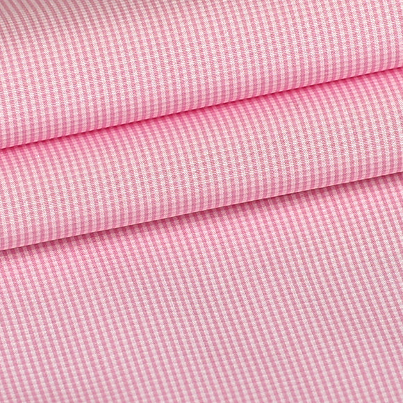 Buy Pink Mini Checks Cotton Shirt Online