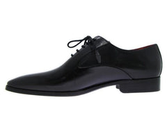 Paul Parkman Men's Black Leather Oxfords