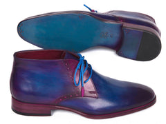 Paul Parkman Men's Chukka Boots, Blue & Purple