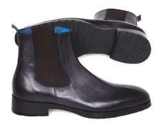 Paul Parkman Black & Gray Chelsea Boots