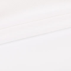 White Bird's Eye Custom Shirt Fabric - 100% Cotton