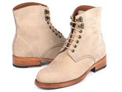 Paul Parkman Men's Suede Boots, Beige