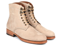 Paul Parkman Men's Suede Boots, Beige