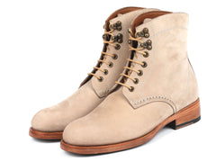 Paul Parkman Men's Suede Boots, Beige
