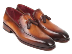 Paul Parkman Men's Tassel Loafer Brown