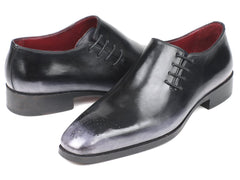 Paul Parkman Side Lace Oxfords Gray Burnished