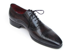 Paul Parkman Men's Captoe Oxfords - Bronze & Black Shoes