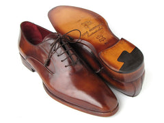Paul Parkman Men's Plain Toe Brown Calfskin Oxfords