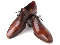 Paul Parkman Men's Plain Toe Brown Calfskin Oxfords