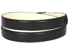 Paul Parkman Men's Black Genuine Python (snakeskin) Belt