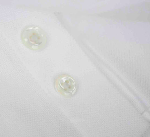 White Bird's Eye Custom Shirt Fabric - 100% Cotton