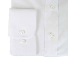 White Bird's Eye Custom Shirt Fabric - 100% Cotton