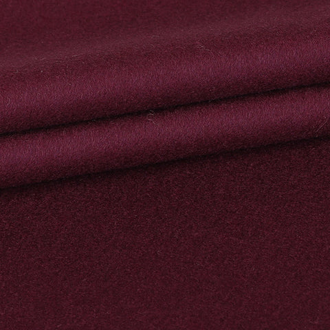 Custom Overcoat - Wine Colored