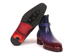 Paul Parkman Men's Multicolor Patina Jodhpur Boots