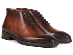 Paul Parkman Men's Brown Leather Ankle Boots