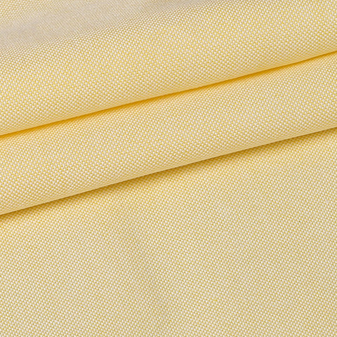 Yellow Oxford Custom Shirt Fabric - 100% Cotton