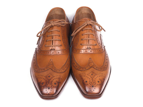 Paul Parkman Wingtip Oxfords, Cognac