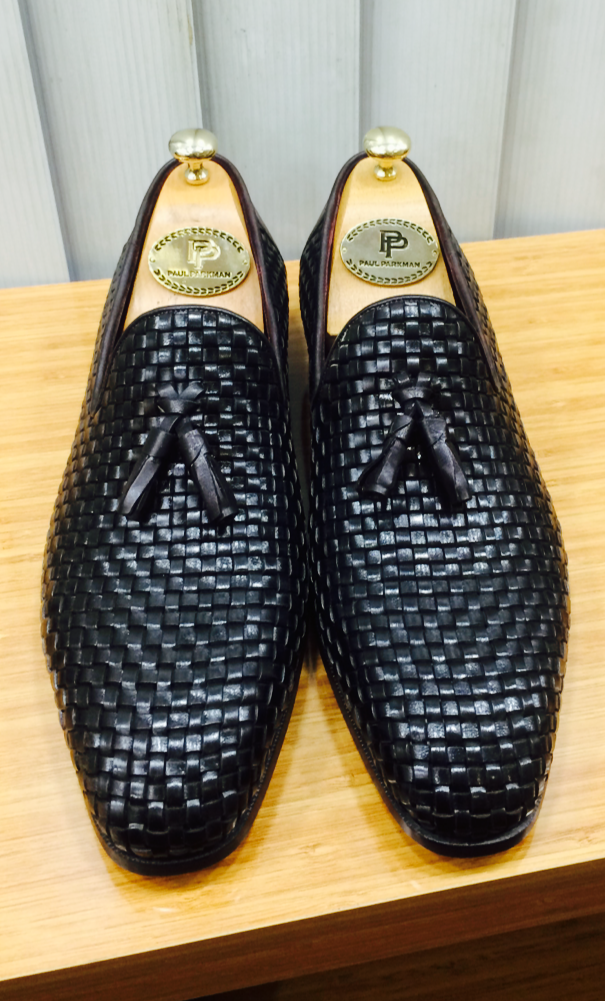 Inhibere forvridning konsensus Paul Parkman Men's Woven Leather Tassel Loafer - Black – Styles By Kutty