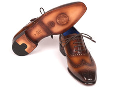 Paul Parkman Wingtip Leather Oxfords, Brown