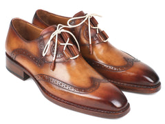 Paul Parkman Goodyear Welted Ghillie Lacing Wingtip Brogues