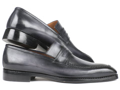 Paul Parkman Gray Burnished Goodyear Welted Loafers