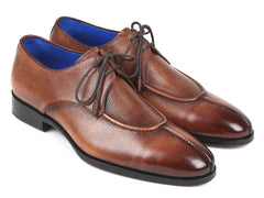 Paul Parkman Split Toe Men's Brown Derby Shoes