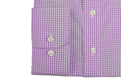 Purple Squares Custom Shirt Fabric - 100% Cotton