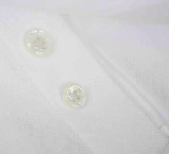 White Bird's Eye Custom Shirt Fabric - 100% Cotton