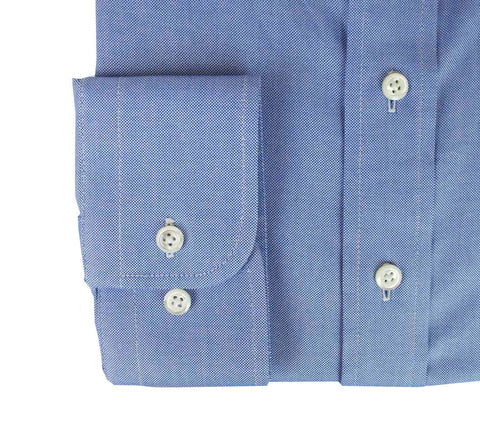 Blue Custom Shirt Fabric- 100% Cotton