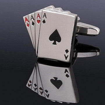 4 Aces Cuff Links