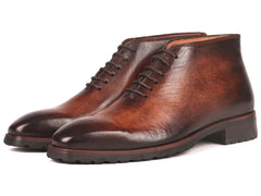 Paul Parkman Men's Brown Leather Ankle Boots