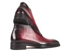 Paul Parkman Men's Bordeaux Leather Ankle Boots